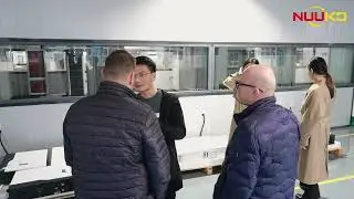 Advancing Green Energy: Romanian Clients Visit Nuuko's Smart Battery Factory
