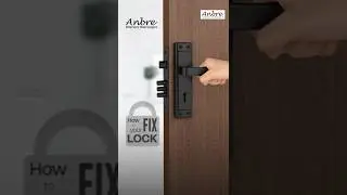 New Door Lock Fixing by #anbreinteriors