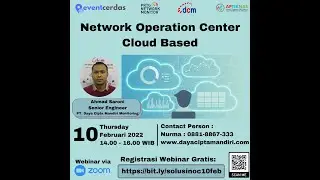 EVENTCERDAS: NETWORK OPERATION CENTER (NOC) CLOUD BASED - PART 1 - PRTG