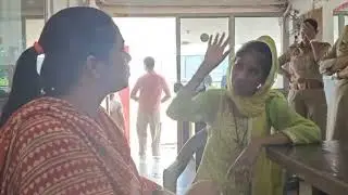 the girl was reunited with her parents at the police station in Aligarh. 