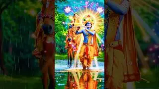 🌺 Shri Krishna &ndash; The Divine Dance of Love & Bliss ✨🎶💖#radhakrishna #trending #shorts