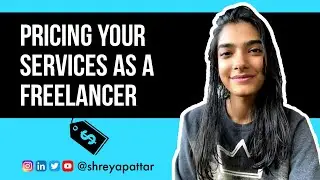 Pricing your services as a freelancer  | Instagram Live | #ShreyaWrites