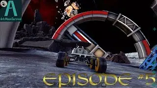 EXPLORING THE MOON IN OUR ROVER!! | ARK Moon Survival Total Conversion