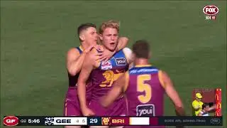 Levi Ashcroft - 2nd Quarter Goal - AFL Grand Final 2025 - Fox Footy - Brisbane vs Geelong