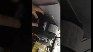 How to print thermal printer's selftest paper