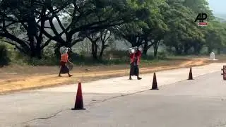 Myanmar earthquake leaves large cracks in roads, communication blackouts
