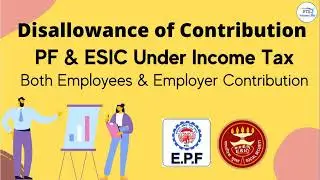 Disallow of employees and employer contribution in ITR and tax audit report under income tax