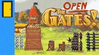 Flat Defence | Open The Gates! (Sideways Scrolling Strategy Game)