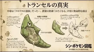 【0011｜トランセル】トランセルの中身は「ドロドロの液体」だった…。鉄壁の防御「かたくなる」が招く致命的な弱点とは？