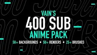 FREE Anime GFX PACK + Preview | 400 Subscriber Special