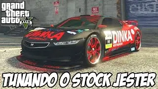 GTA V - Tunando o Dinka Jester STOCK CARRO NOVO DLC NATAL