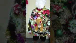 Over the Top Light Up musical Ugly Christmas Sweater