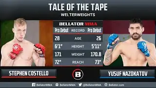 Bellator 270 Юсуф НАЗОКАТОВ &ndash; Стивен КОСТЕЛЛО Обзор на Бой НАЗОКАТОВ - КОСТЕЛЛО Nazokatov - Costello
