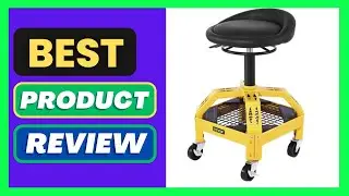 VEVOR Rolling Garage Stool, 300LBS Capacity, Adjustable
