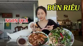 CÙNG MÌNH &“CỤC VÀNG”MUCBANG món| BÚN RIÊU GIÒ HEO | Siêu Ngon #duck #youtube #youtubeshorts #viral