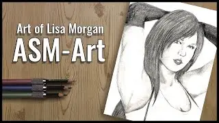 [ASMR] [No Talking] Drawing Tifa, FFVIIR