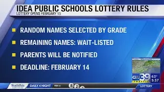 Deadline for Student lottery for IDEA Public Schools is February 14 | CW39 Houston
