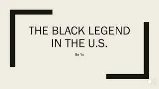 SPA 147 Spanish Black Legend Final Project