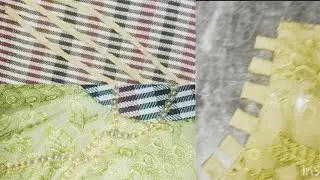 Neck Design with Pearls| How to stitch simple & decent neck design| #minivlog @MamsRoutineLife