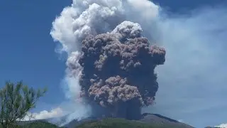 Smoke rising from Italy's Etna volcano as it erupts | AFP