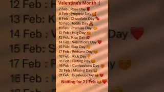 waiting for 21 Feb breakup day 💔💔💔💔
