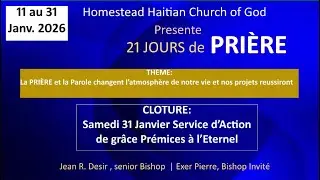 BIENVENUE A NOTRE 21 JOURS DE REVEIL| JOUR 20 | 01/30/26 |