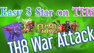 Easily 3 star th8 | th8 dragon attack strategy | CLASH GAMER ADEEL