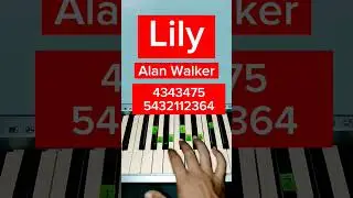 Lily - Alan Walker (Piano Tutorial) #tiktok #shorts #fyp #music