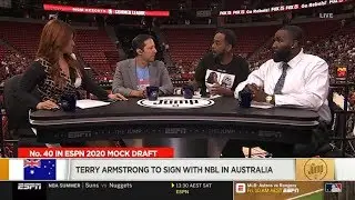 Terry Armstrong signing announcement - The Jump ESPN (July 6, 2019)
