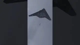 Stealth Bomber Releases Multiple Payloads During Mission