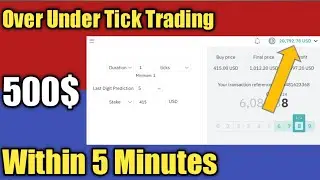 Low Risk High Profit Over Under Binary Options Trading Strategy 2023