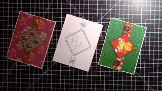 CraftyRia's Card Sketch #24 Plus a Recycled Christmas Card!