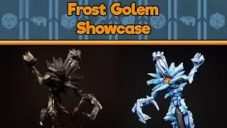 Frost Golem Carved From Sprue Showcase