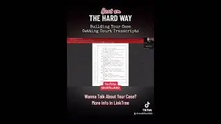 Reading my Court Hearing Transcript