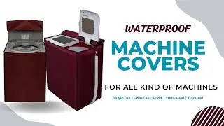 Washing Machine Covers - Waterproof Machine Covers by Textileking.pk