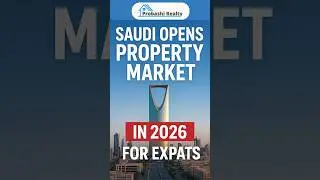 Saudi Arabia Opens Property Market to Foreigners. #shorts