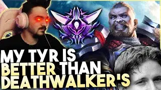 IS MY TYR JUST BETTER THAN DEATHWALKER'S?! (No) - Masters Ranked Conquest - Smite