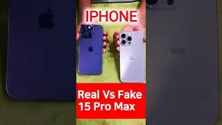 Iphone 15 Pro Max Real Vs Fake #iphone #shorts