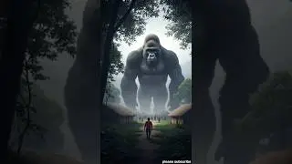 Giant Gorilla Rescue 🦍 | Emotional Animal Story #ai #viral #gorilla #goat