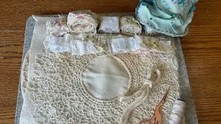 Fabric Vessels (using Doilies & Snippet Rolls)