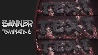 Free Cinema 4D and Photoshop 3D Banner Template #6 + Tutorial