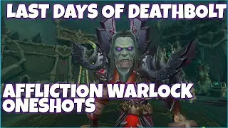 Last Days of Deathbolt Oneshots - Affliction Warlock ft Holy Priest Oneshotting Enemies - 9.1.5