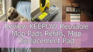 Review KEEPOW Reusable Mop Pads Refills, Mop Replacement Pads Compatible with Shark Vac Mop VM252 VM