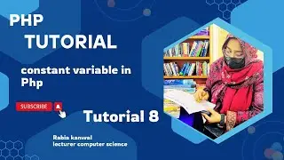 PHP Constant Variable Tutorial in Hindi / Urdu  || Rabia kanwal