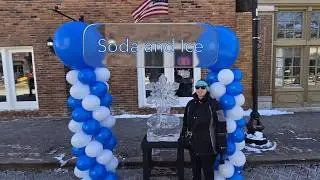 Ice Festival and Soda Museum in St Charles, Missouri