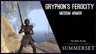 Gryphon&rsquo;s Ferocity Medium Armor Set - Summerset Chapter, Elder Scrolls Online ESO