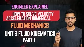 how to solve Velocity Acceleration numerical fluid mechanics, fluid kinetics #sppu pyq solution