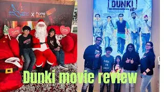 Dunki movie review || mall b sath main ghooma #dunkimoviereview