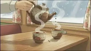 A Quiet Winter Train Journey 🌨️ | Snow, Warm Lights & ASMR