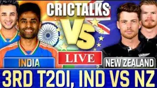 Live: IND vs NZ Live Match Today Fan Commentary, 3rd T20I Match